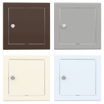 Trappe de visite métallique colorée Tempo Softline Clé cylindrique – Image 3