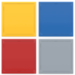 Trappe de visite métallique colorée Tempo Softline Pousser Lâcher, 200×200 à 800×800 mm