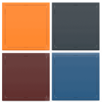 Trappe de visite métallique colorée Tempo Softline Pousser Lâcher – Image 2