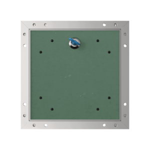 Trappe de visite invisible Tempo Eco Star pour plaque de plâtre BA 13, ouverture à clé carrée 4 pans, 150×300 à 1400×1400 mm