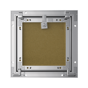 Accueil trape de visite plaque de platre alustar 4 pans derriere