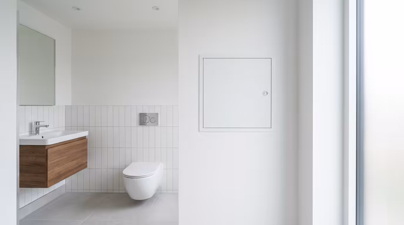 Trappe de visite WC suspendu : quelle taille choisir ? trappe de visite WC suspendu quelle taille