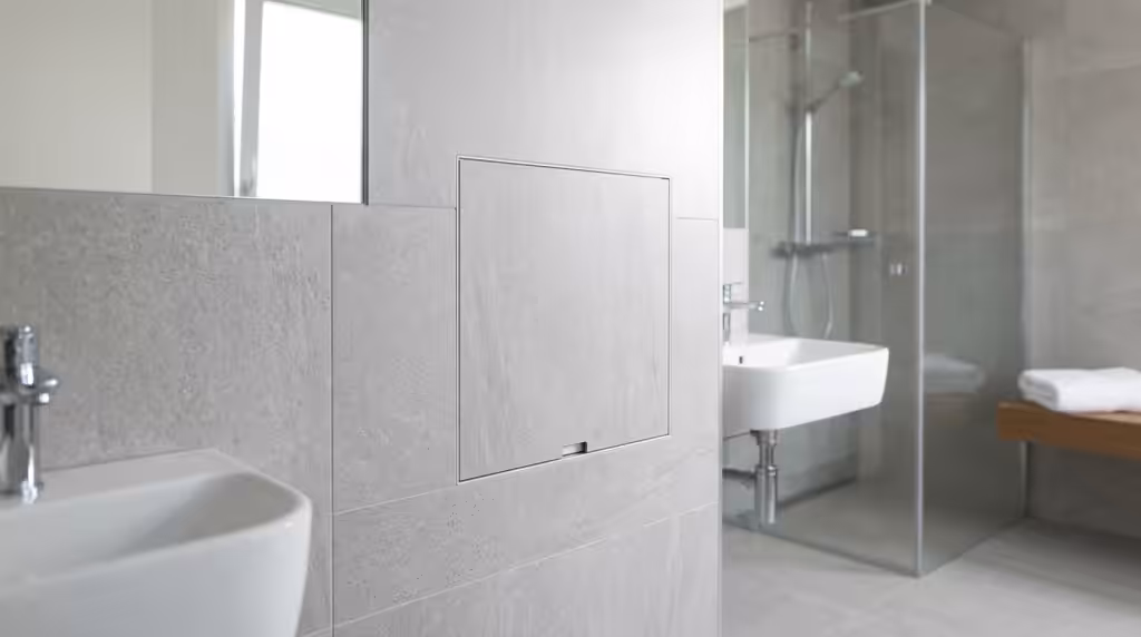comment poser trappe de visite carrelage salle de bain