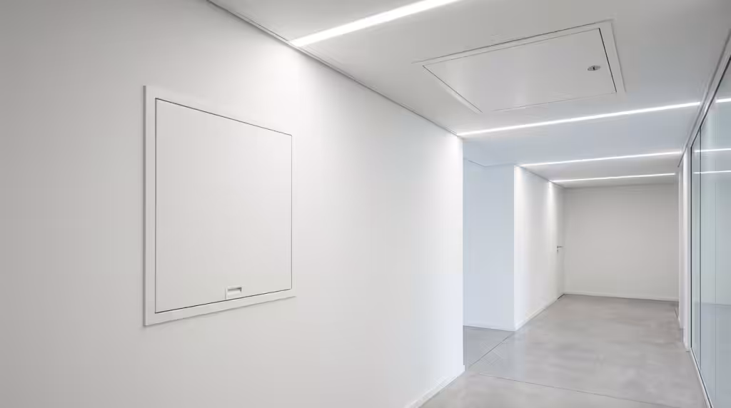 différence trappe de visite murale plafond