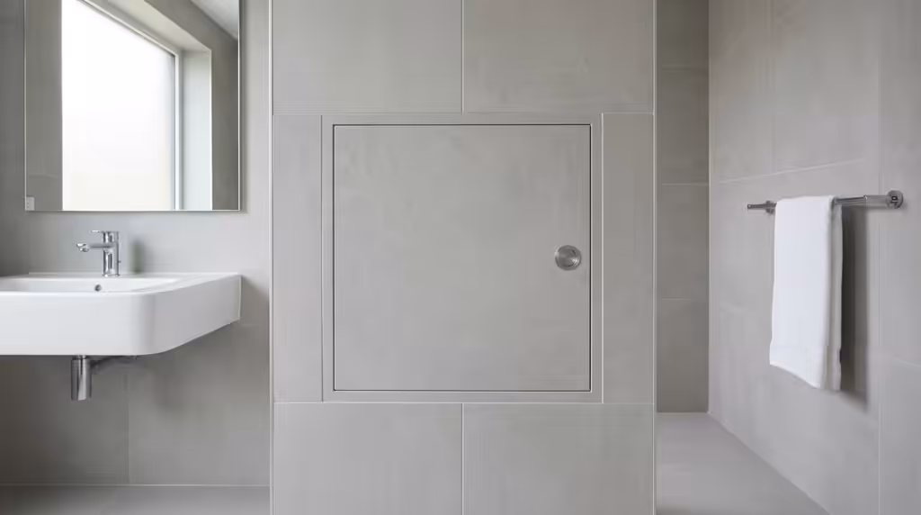 trappe de visite encastrée carrelage salle de bain