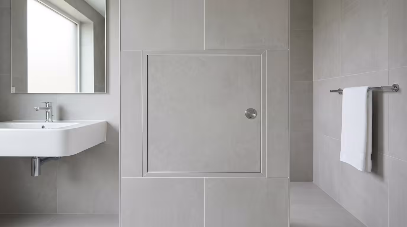 trappe de visite encastrée carrelage salle de bain