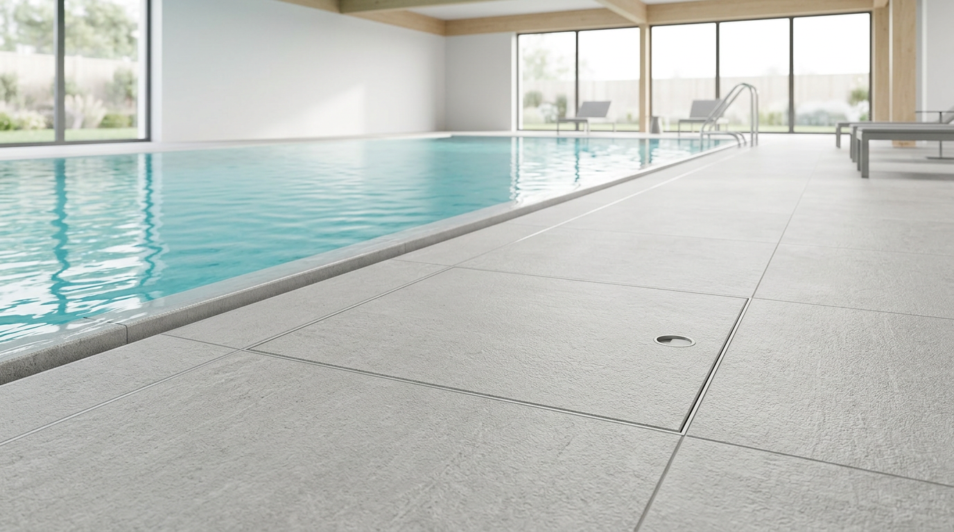trappe de visite piscine carrelage bord bassin