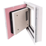 Trappe de visite coupe-feu EI90 Softline acier murs massifs et gaines