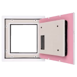 Trappe de visite coupe-feu EI90 Softline acier murs massifs et gaines
